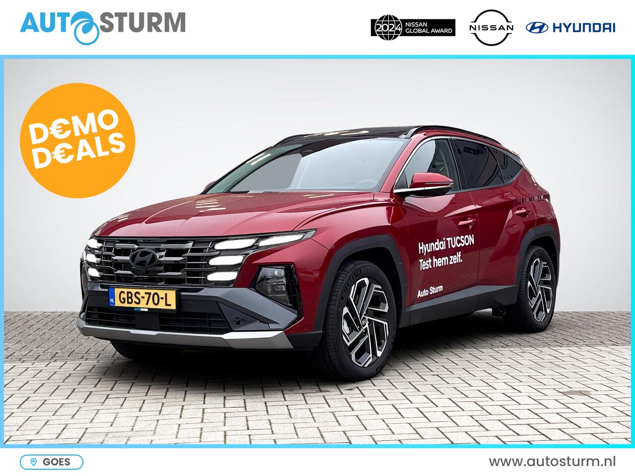 Hyundai Tucson - 1.6 T-GDI PHEV Premium Sky | Panoramadak | Leder | Stuur- + Stoelverwarming | 360° Camera - AutoWereld.nl