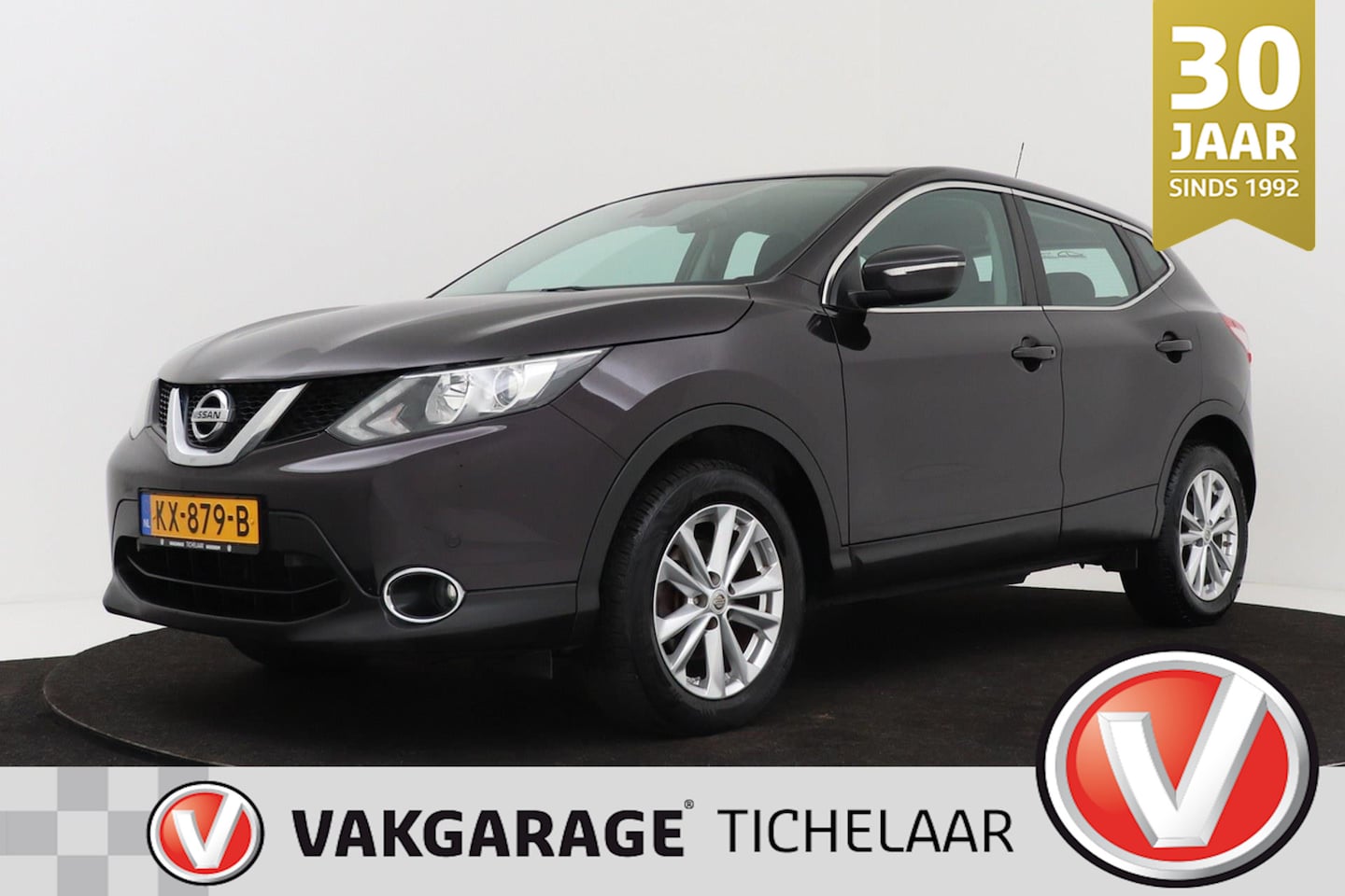 Nissan Qashqai - 1.2 Acenta | Trekhaak | Volledig Ond. | Navigatie | Camera | Stoelverwarming | - AutoWereld.nl