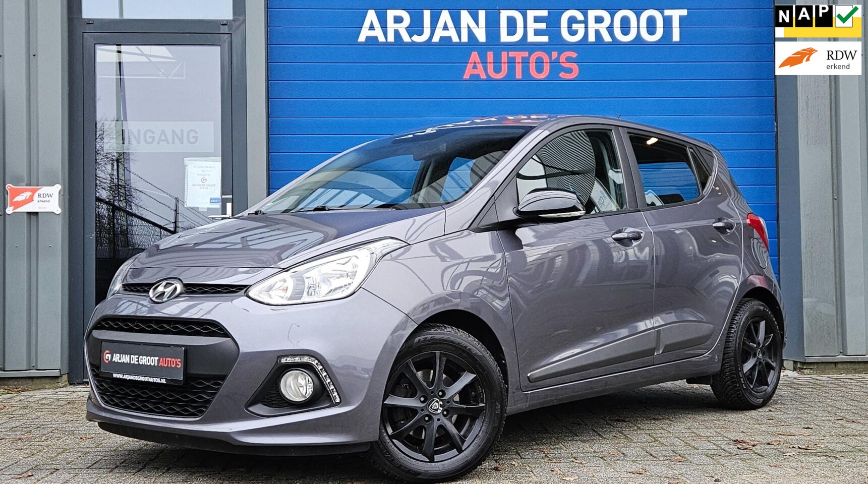 Hyundai i10 - 1.2i 87PK VOL AUTOMAAT Clima A/C Parkeer sensors winterpakket - AutoWereld.nl