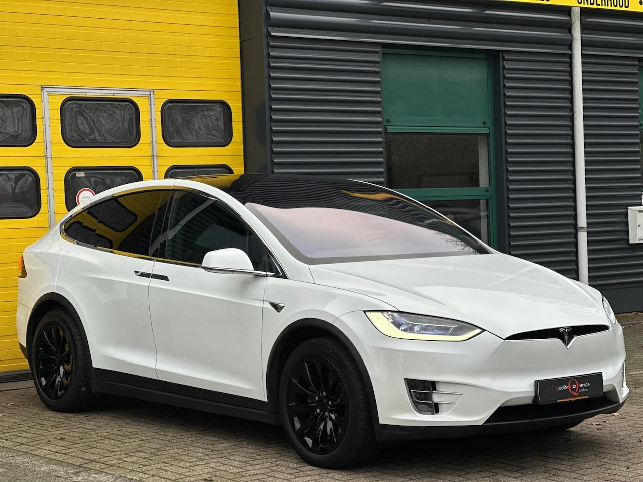 Tesla Model X - 75D Base WIT Leer 328PK Fabrieksgarantie - AutoWereld.nl