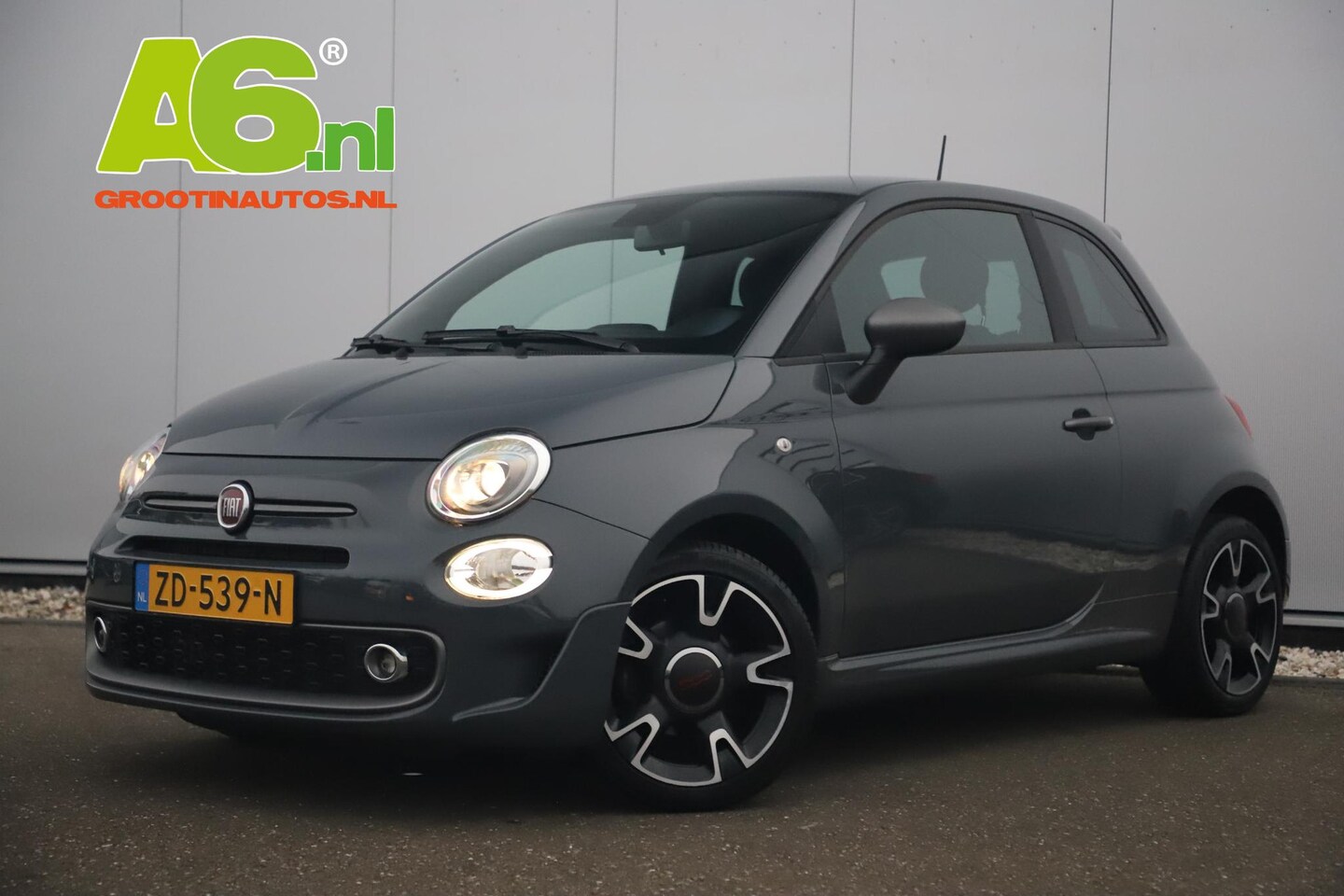 Fiat 500 - 0.9 TwinAir Turbo Sport S 16 inch Carplay Android Navigatie Clima Cruise Parkeersensor - AutoWereld.nl