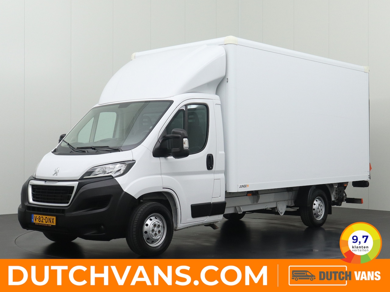 Peugeot Boxer - 2.2HDI 140PK Bakwagen+Laadklep | Dakspoiler | Airco | Cruise | 3-Persoons - AutoWereld.nl