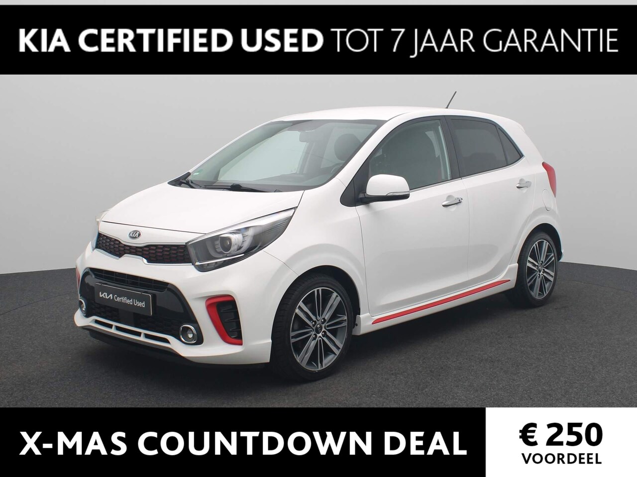 Kia Picanto - 1.2 CVVT GT-Line Leder | Stoelverwarming | Navi | Camera | Clima | Cruise | LM Velgen - AutoWereld.nl