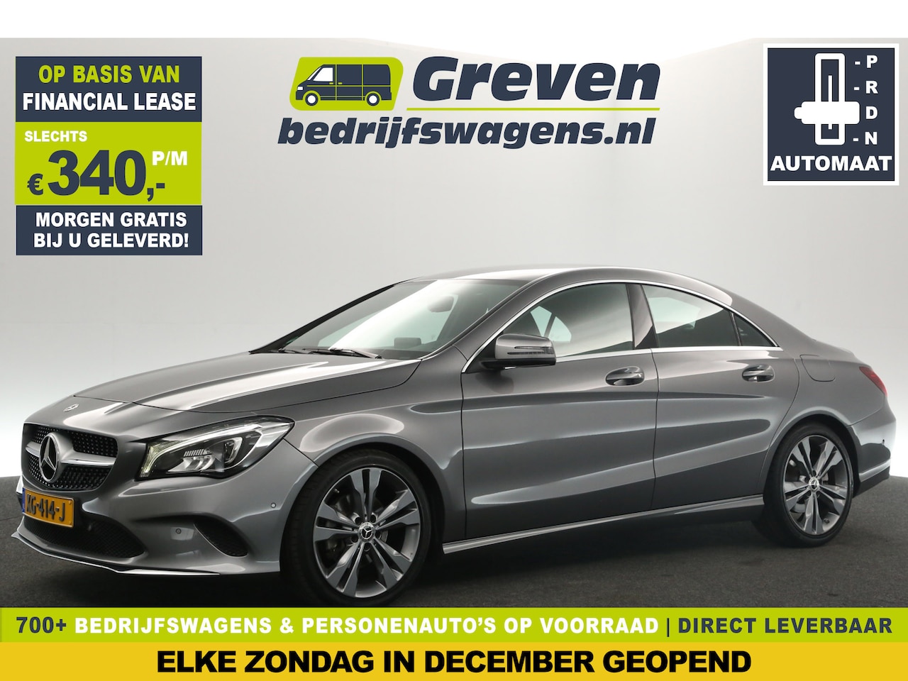 Mercedes-Benz CLA-Klasse - 180 AMG Automaat Airco Cruise Camera Navi 18"LMV LED - AutoWereld.nl