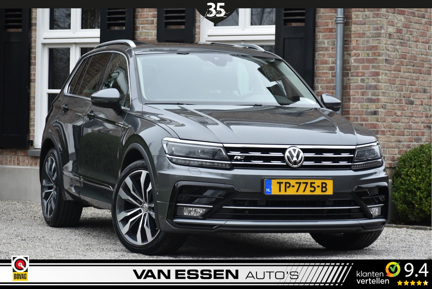 Volkswagen Tiguan - 2.0 TSI 4Motion R-Line Pano Camera Trekhaak Head-Up Keyless Vol! - AutoWereld.nl