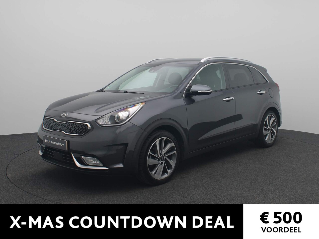 Kia Niro - 1.6 GDi Hybrid ExecutiveLine | 18" lichtmetalen velgen | Trekhaak | Leder | Stoel/stuurver - AutoWereld.nl