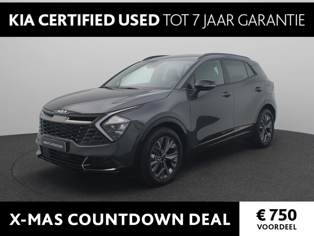 Kia Sportage - 1.6 T-GDi HEV Dark Edition Stoelverwarming | Navi | Camera | Clima | GT-Line accenten | LM - AutoWereld.nl