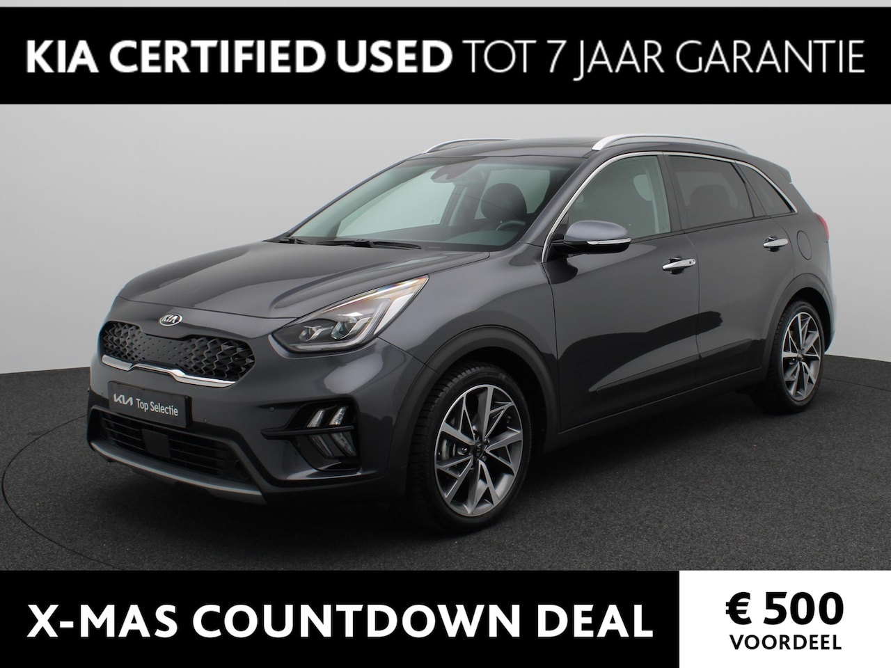 Kia Niro - 1.6 GDi Hybrid ExecutiveLine Leder | Stoelverwarming | Navi | Camera | Cruise | Clima | LM - AutoWereld.nl