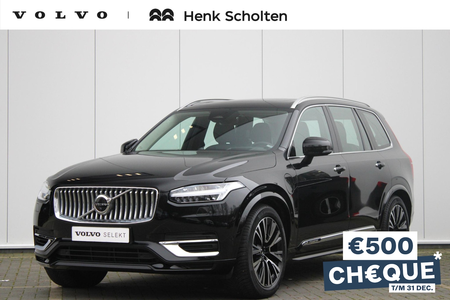 Volvo XC90 - T8 AUT8 455PK Ultimate Bright, Luchtvering, Trekhaak, 360 Graden Camera, Massagefunctie In - AutoWereld.nl