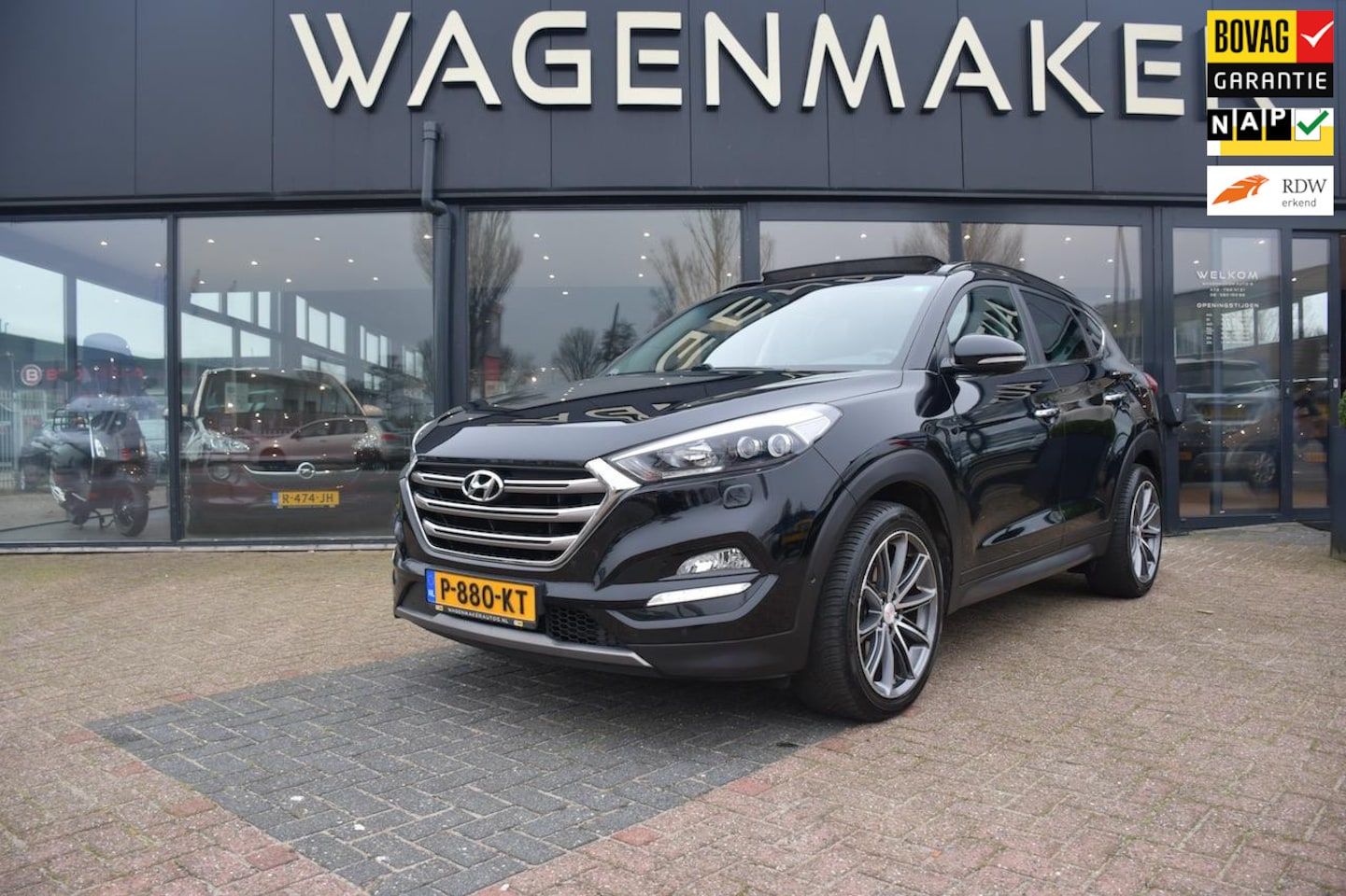 Hyundai Tucson - 1.6 T-GDi Premium 4WD Clima|NAVI|Leder|PANO - AutoWereld.nl