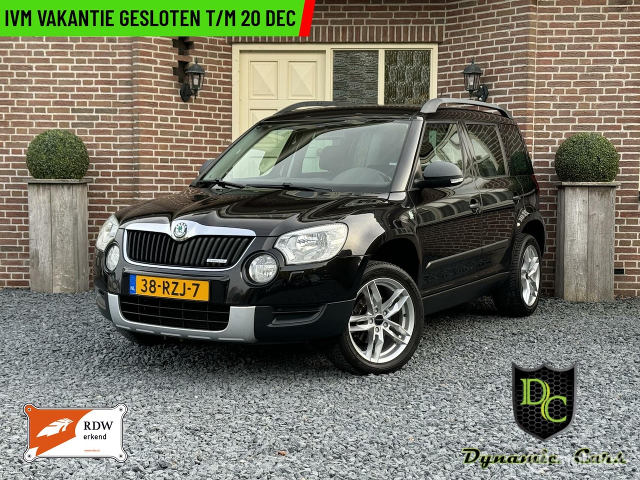 Skoda Yeti - 1.6 TDI Greenline Comf *Airco *Navi *DAB+ *Trekhk - AutoWereld.nl