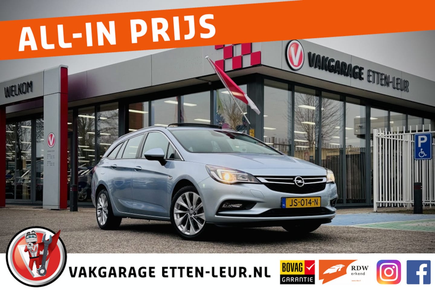 Opel Astra Sports Tourer - 1.0 Edition / SCHUIFDAK / PARKEERSENSOREN / CLIMATE CONTROL - AutoWereld.nl