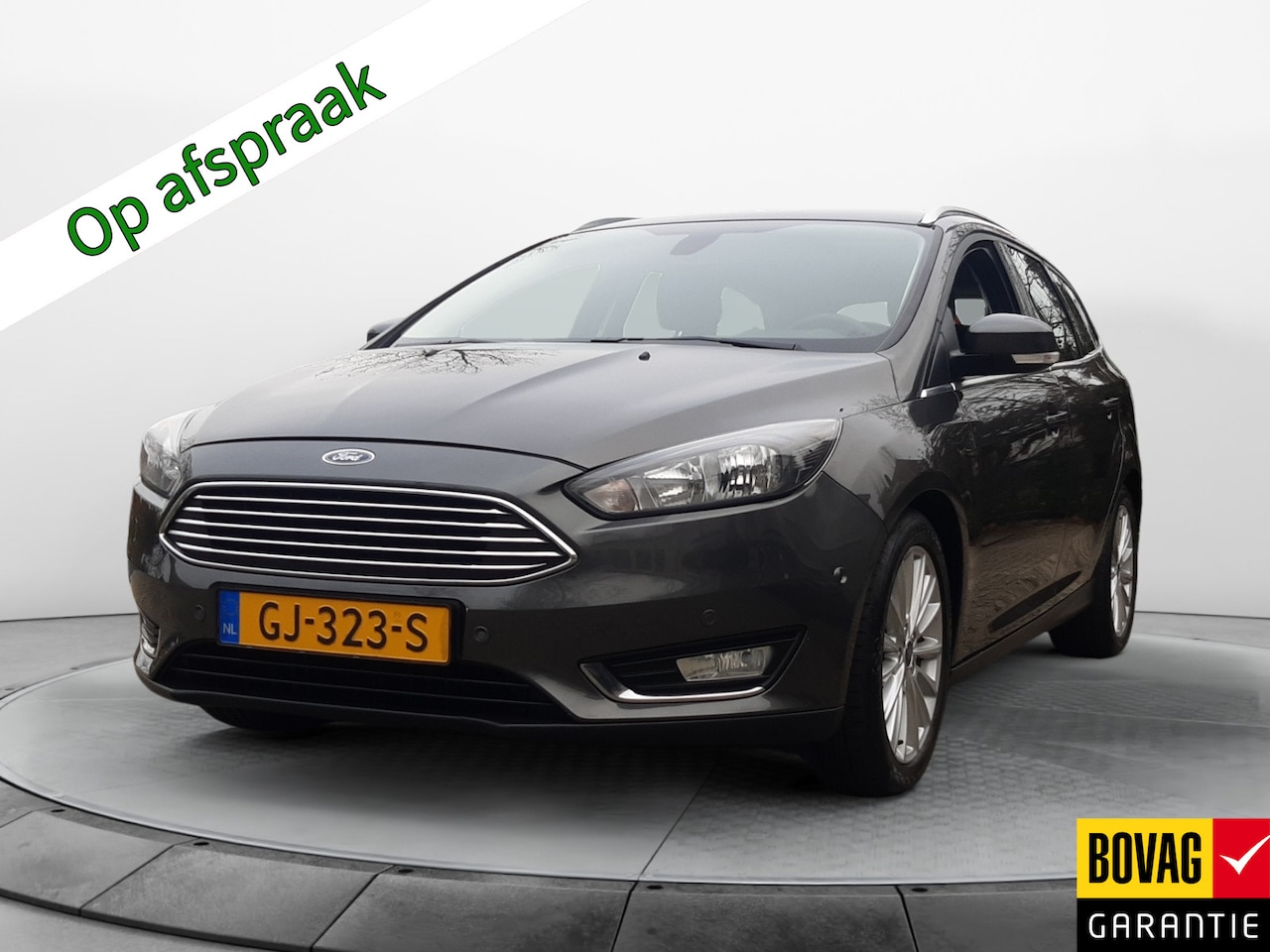 Ford Focus Wagon - 1.0 Titanium Edition (126 PK) Keurig-Onderh., 12-Mnd-Bovag, NL-Auto, Trekhaak, Navigatie, - AutoWereld.nl