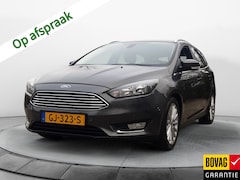 Ford Focus Wagon - 1.0 Titanium Edition (126 PK) Keurig-Onderh., 12-Mnd-Bovag, NL-Auto, Trekhaak, Navigatie,