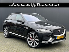 Jaguar F-Pace - 3.0 S AWD 381pk P-dak Leder LED Navi Meridian Carplay E.trekhaak