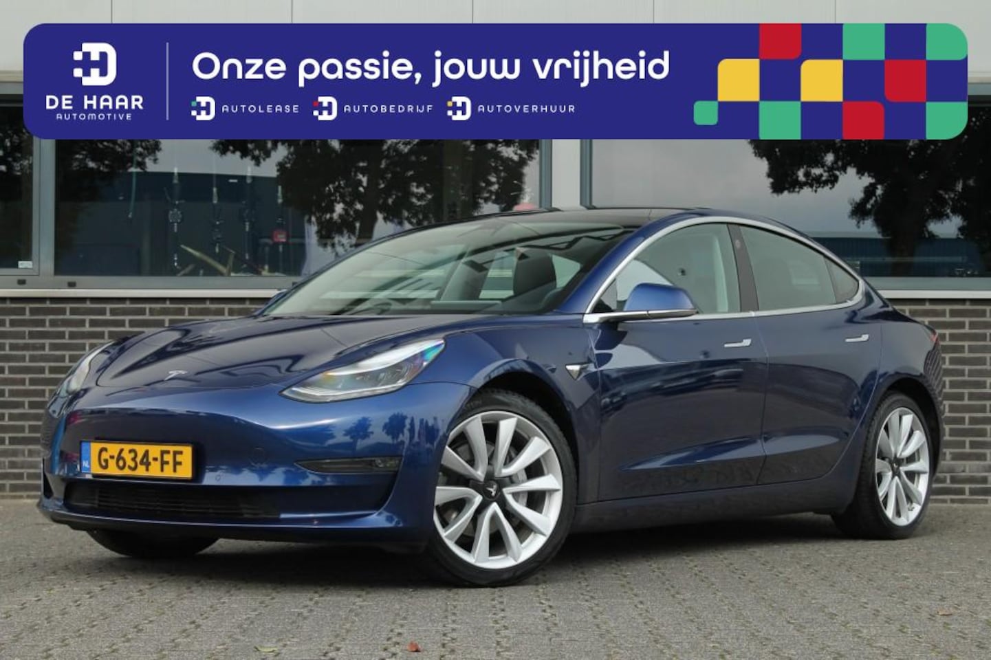 Tesla Model 3 - Long Range RWD Long Range AWD 75 kWh  Leder - AllSeason-banden - AutoWereld.nl