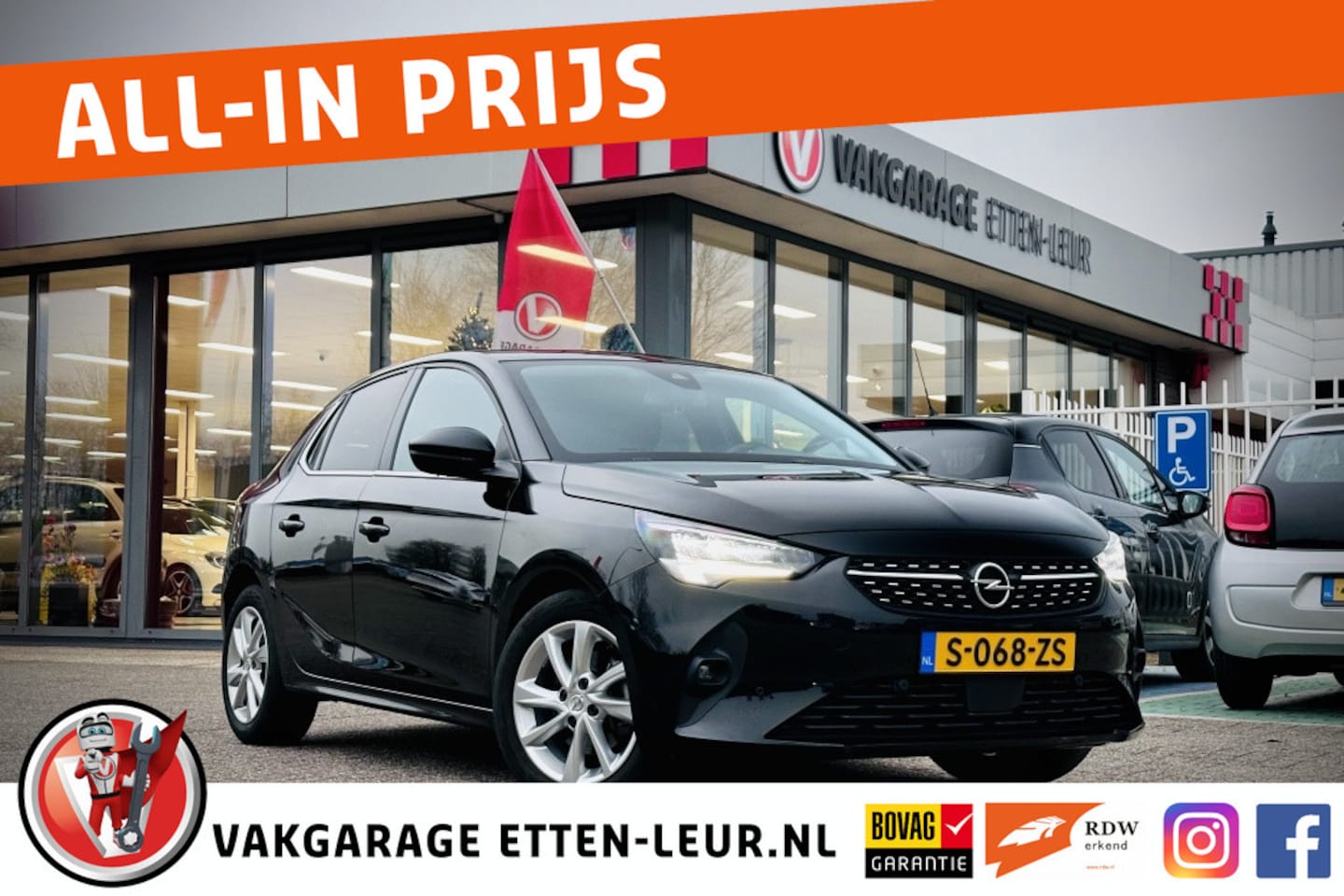 Opel Corsa - 1.2 Elegance 100PK / CAMERA / APPLE + ANDROID / CLIMATE CONTROL - AutoWereld.nl