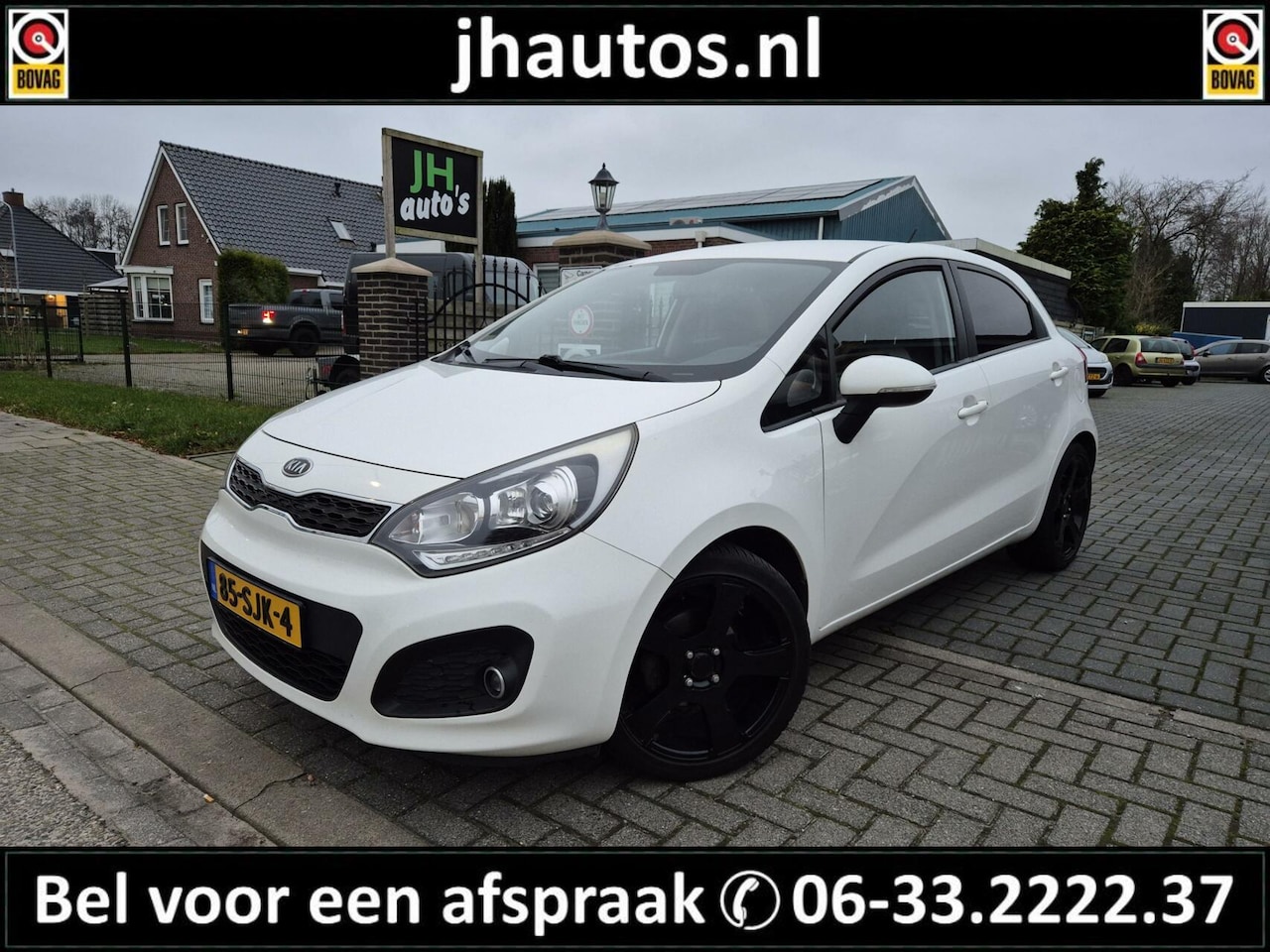 Kia Rio - 1.2 CVVT Plus Pack 5-DRS-CRUISE-GR-BEURT-NIEUWE-APK - AutoWereld.nl