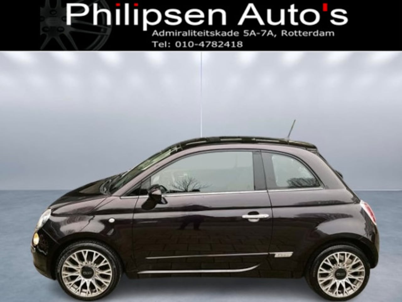 Fiat 500 - 0.9 TwinAir Lounge. Pano,Airco,LM. - AutoWereld.nl