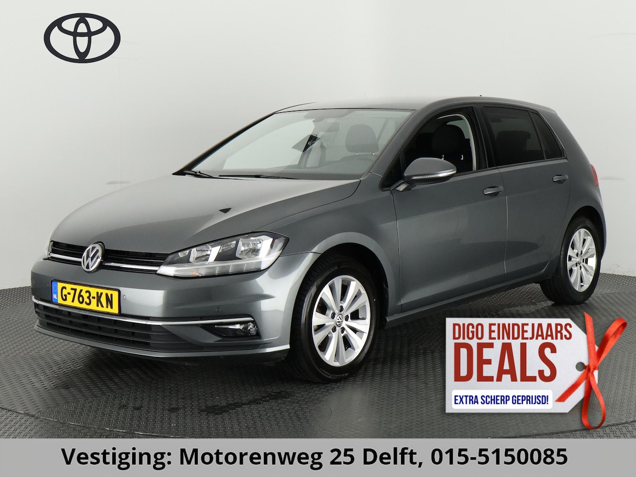 Volkswagen Golf - 1.0 TSI COMFORT BUSINESSLINE NAVI BIJNA 2020.CLIMA.CRUISE. 1e BEREIDER.100% OH. GARANTIE T - AutoWereld.nl