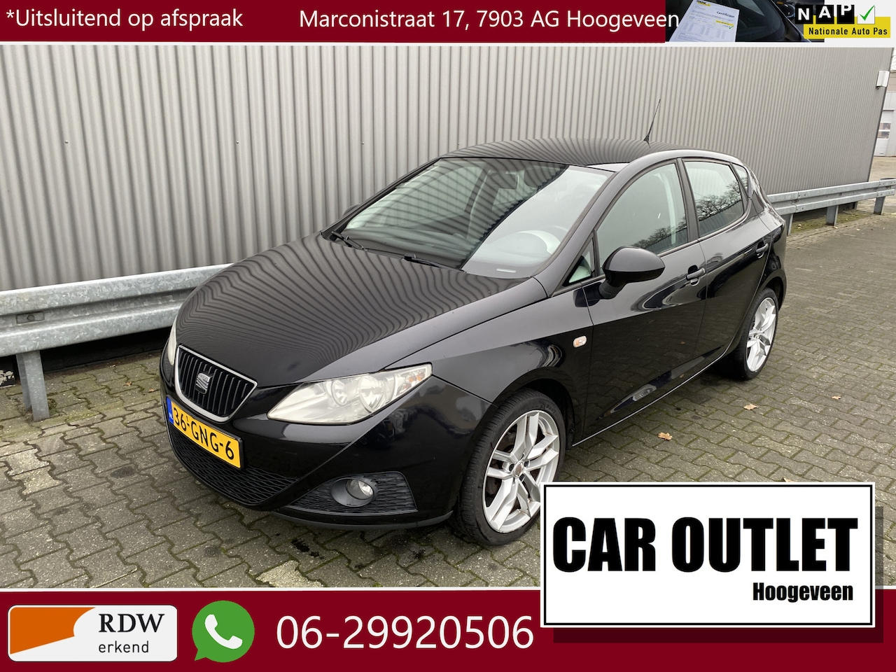 Seat Ibiza - 1.4 Sport-up 150Dkm.NAP, 5-Drs, A/C, CC, LM, nw. APK – Inruil Mogelijk – - AutoWereld.nl