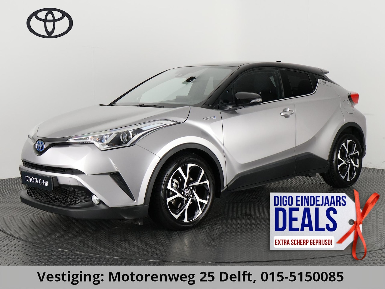 Toyota C-HR - 1.8 HYBRID DYNAMIC BI-TONE AUTOMAAT 100% ONDERHOUDEN GARANTIE TOT 4-2029* - AutoWereld.nl