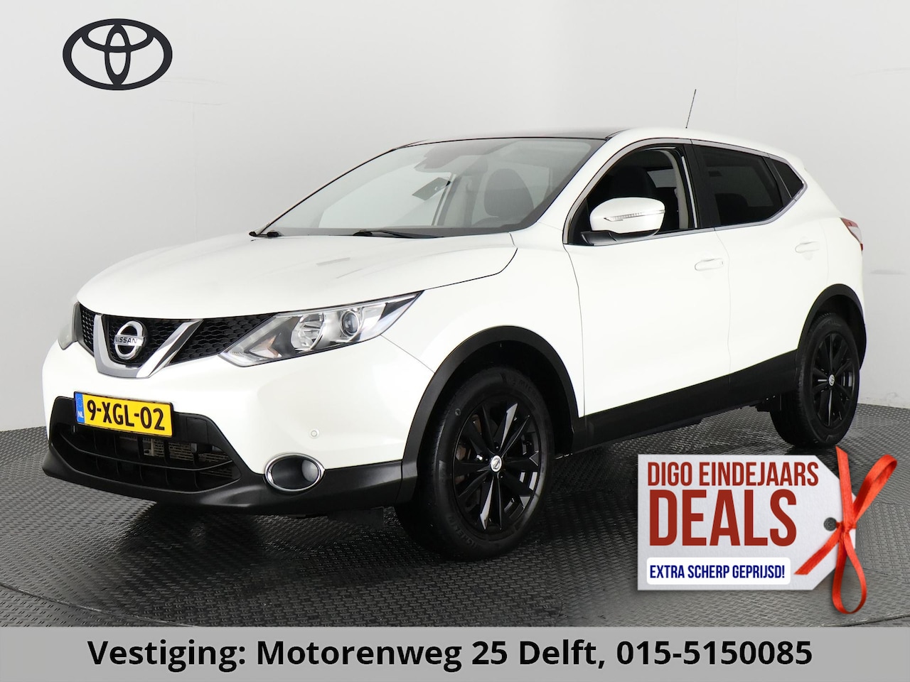 Nissan Qashqai - 1.2 CONNECT PANODAK NAVI 100% ONDERHOUDEN TREKHAAK.CLIMA./PARELMOER METALLIC - AutoWereld.nl