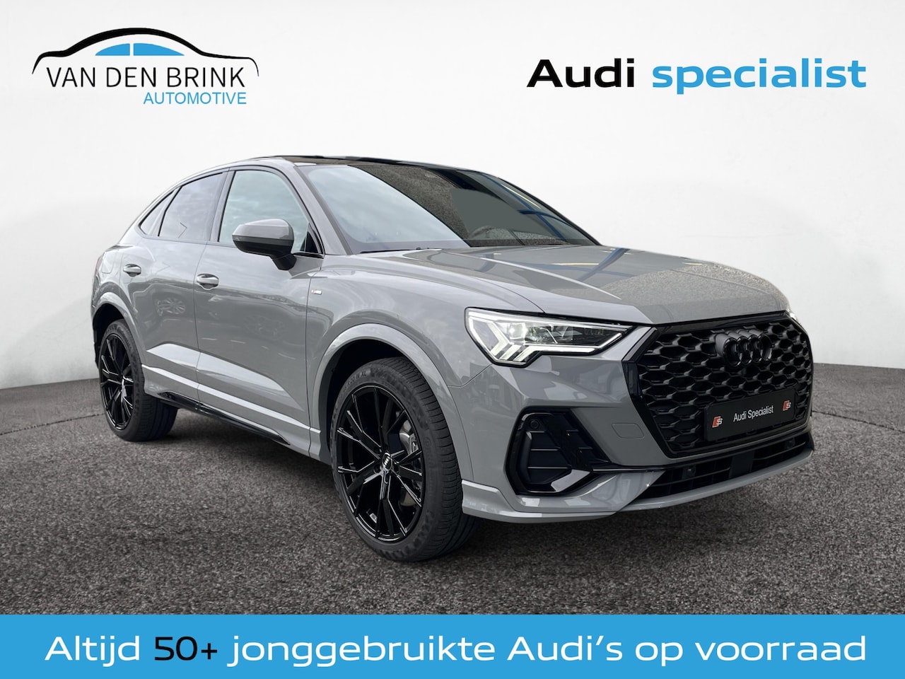 Audi Q3 Sportback - 35 TFSI S-line Black Ed. Nardo grey - AutoWereld.nl