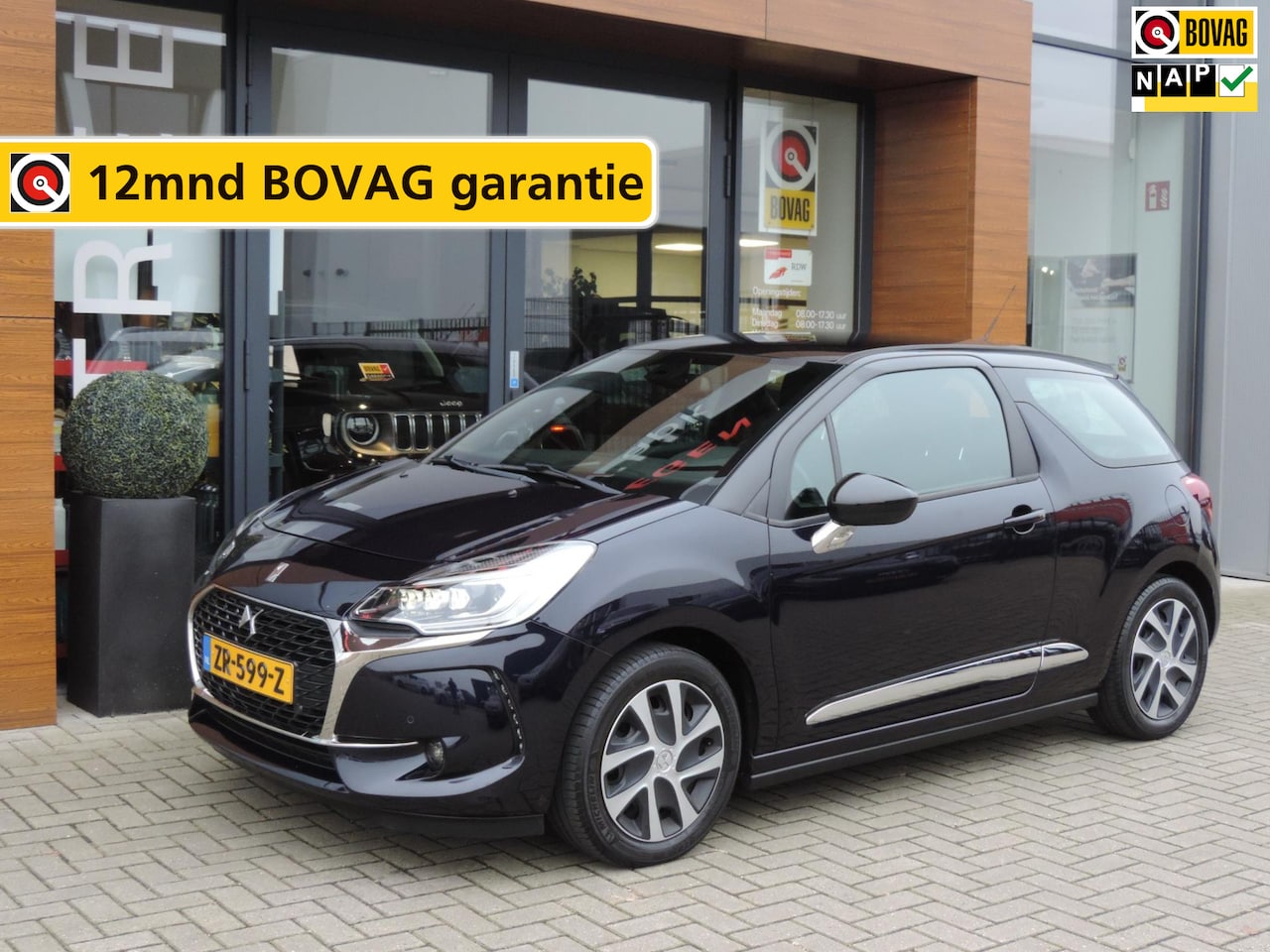 DS 3 - 1.2 PureTech So Chic Pack Style | LED kopl | Camera | Navi | PDC | Cruise contr - AutoWereld.nl