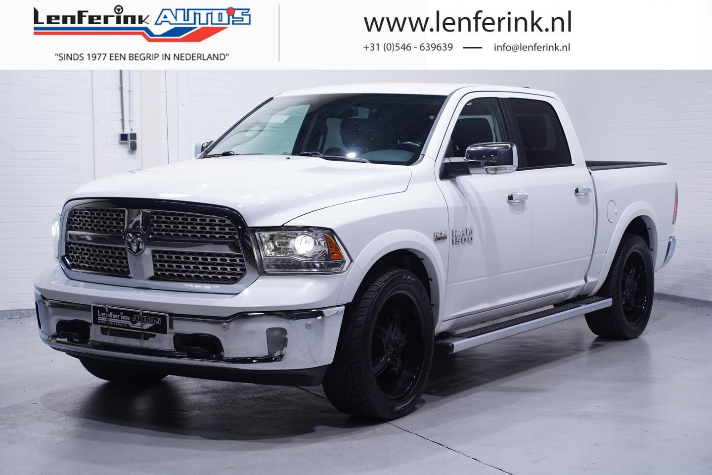 Dodge Ram 1500 - 5.7 V8 4x4 Crew Cab 5'7 Rebel Laramie Navi Leder Apple Carplay Xenon Stoel- verwarning/koe - AutoWereld.nl