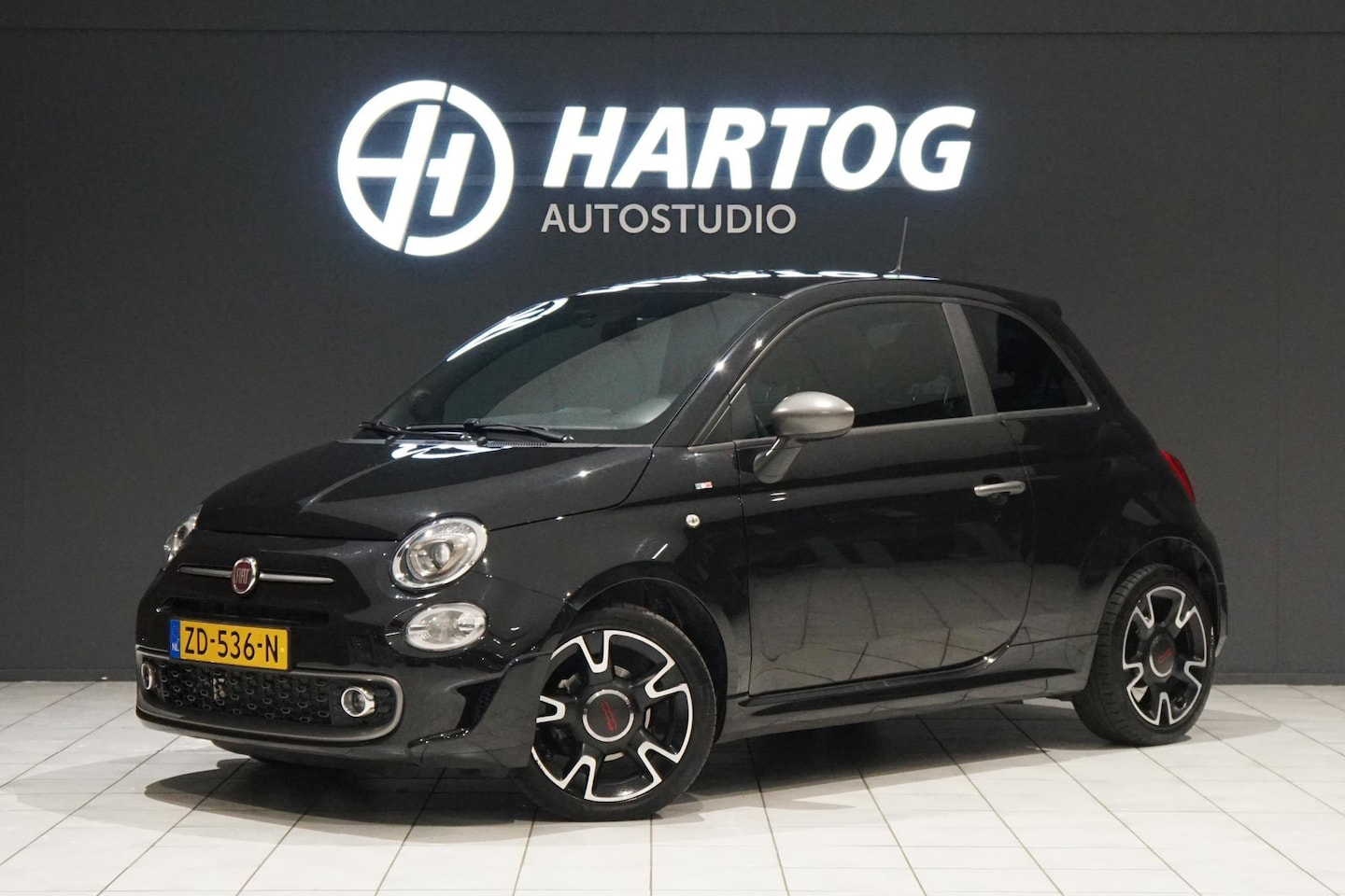 Fiat 500 - 0.9 TwinAir Turbo Sport + NAVIGATIE / APPLE CARPLAY / - AutoWereld.nl