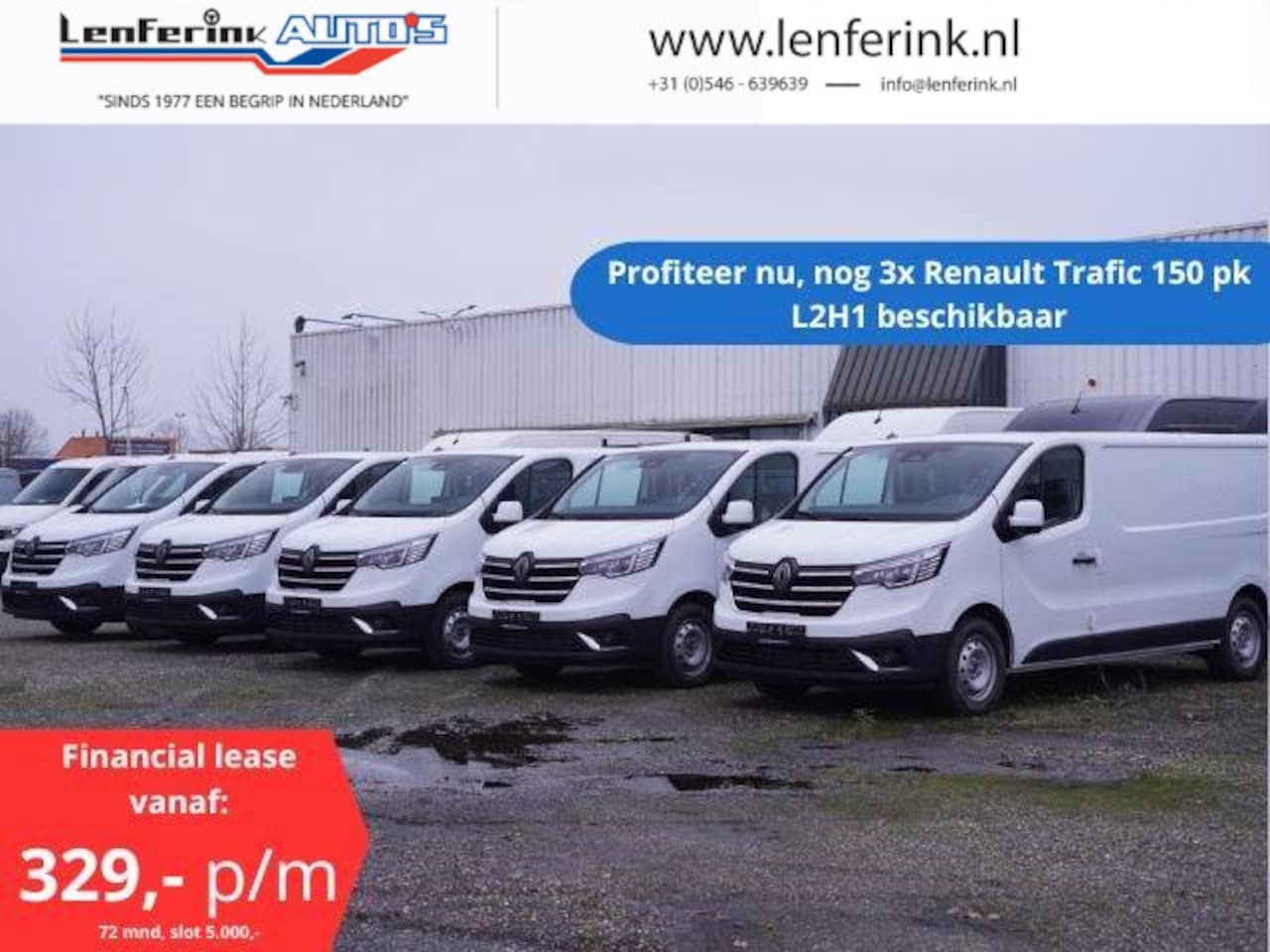 Renault Trafic - 2.0 DCi 150 pk L2H1 Nog 3 stuks direct leverbaar Airco, Camera, Apple Carplay, Cruise Cont - AutoWereld.nl