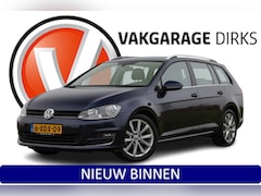 Volkswagen Golf Variant - 1.4 TSI DSG Highline ✅ Leder ✅ Stoelverw ✅ Dealer ondh