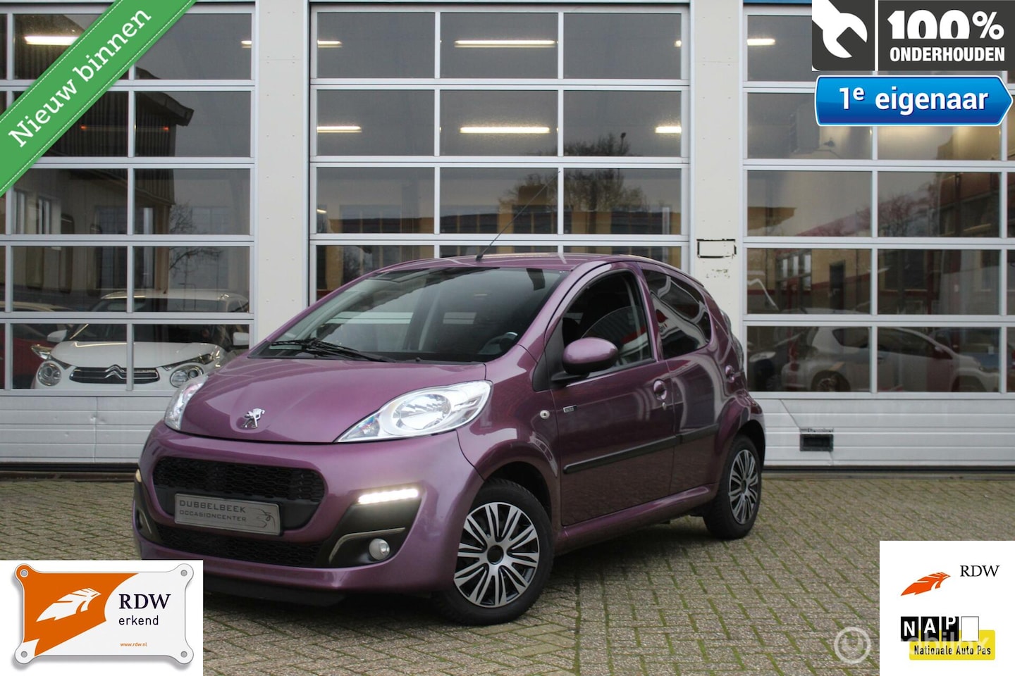 Peugeot 107 - 1.0-12V 5-Deurs Facelift Envy-Style Sport-Exclusive Ledverlichting Airconditioning Bluetoo - AutoWereld.nl