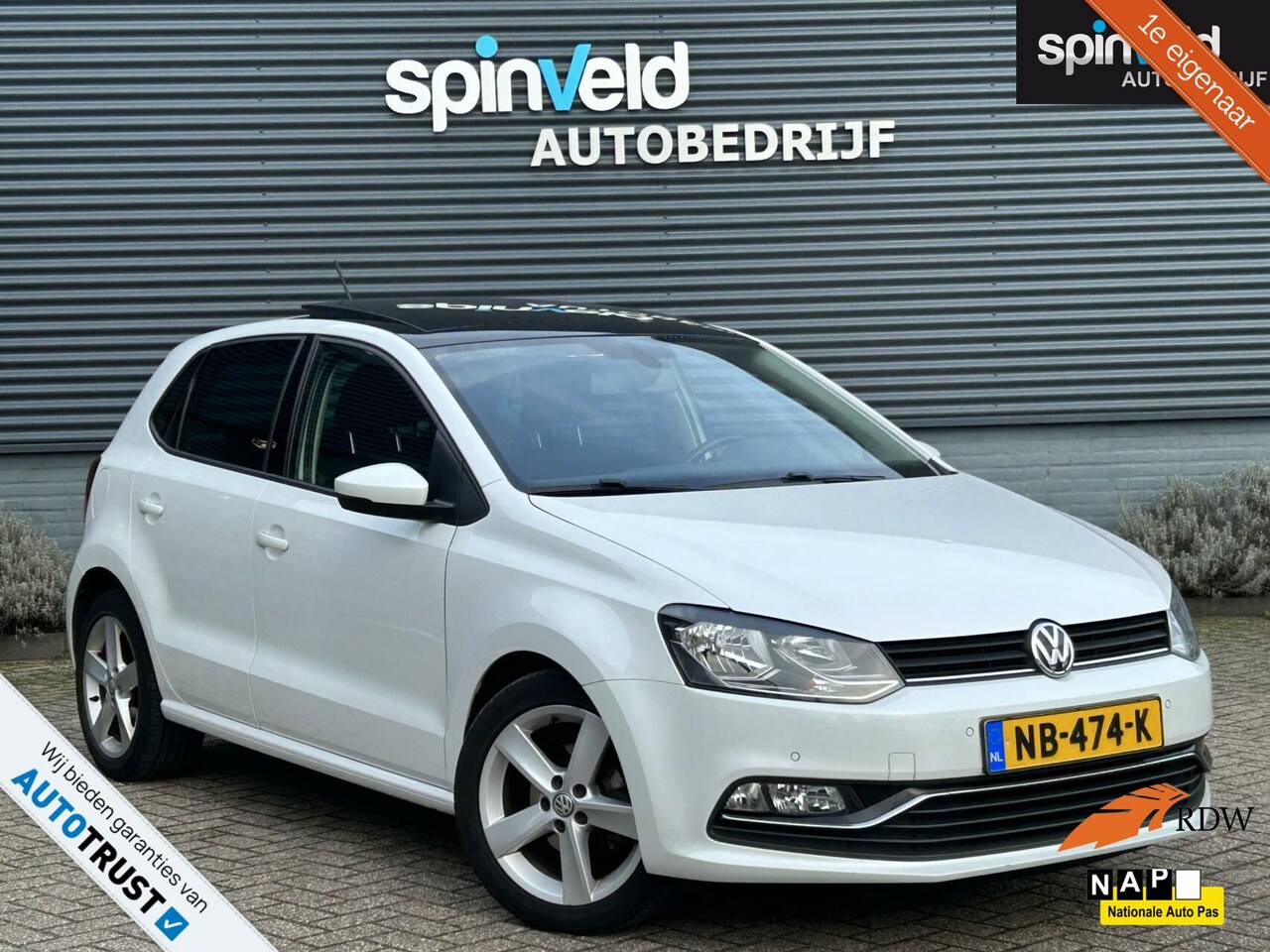 Volkswagen Polo - 1.2 TSI Highline BJ`17 NAP NL Navi 1ste Eig. Dealer - AutoWereld.nl