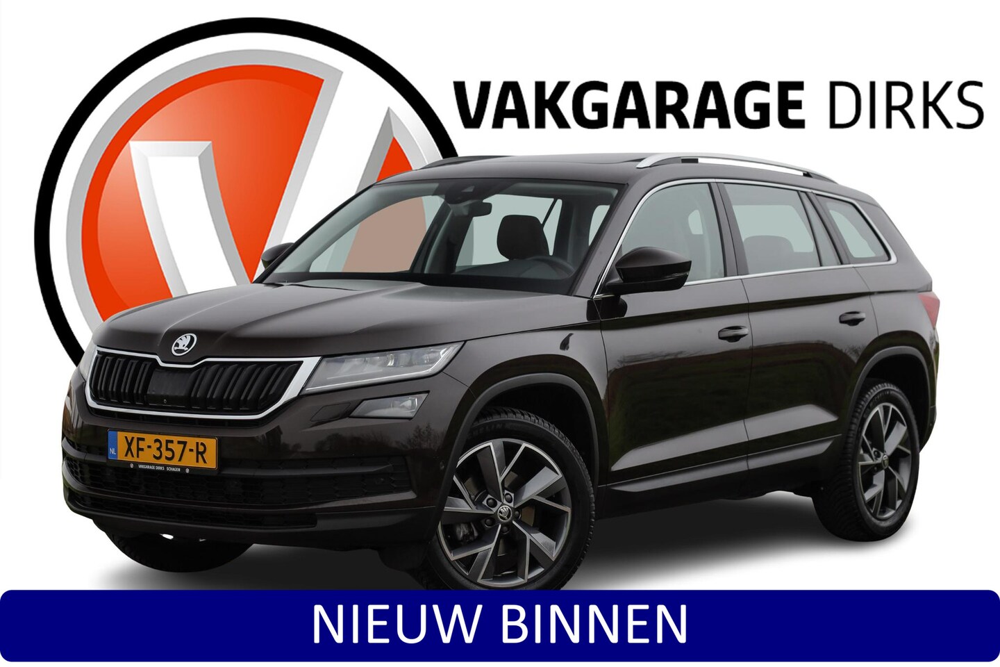 Skoda Kodiaq - 1.5 TSI DSG Style ✅ LED ✅ Leder ✅ Pano ✅ Adapt cruise - AutoWereld.nl