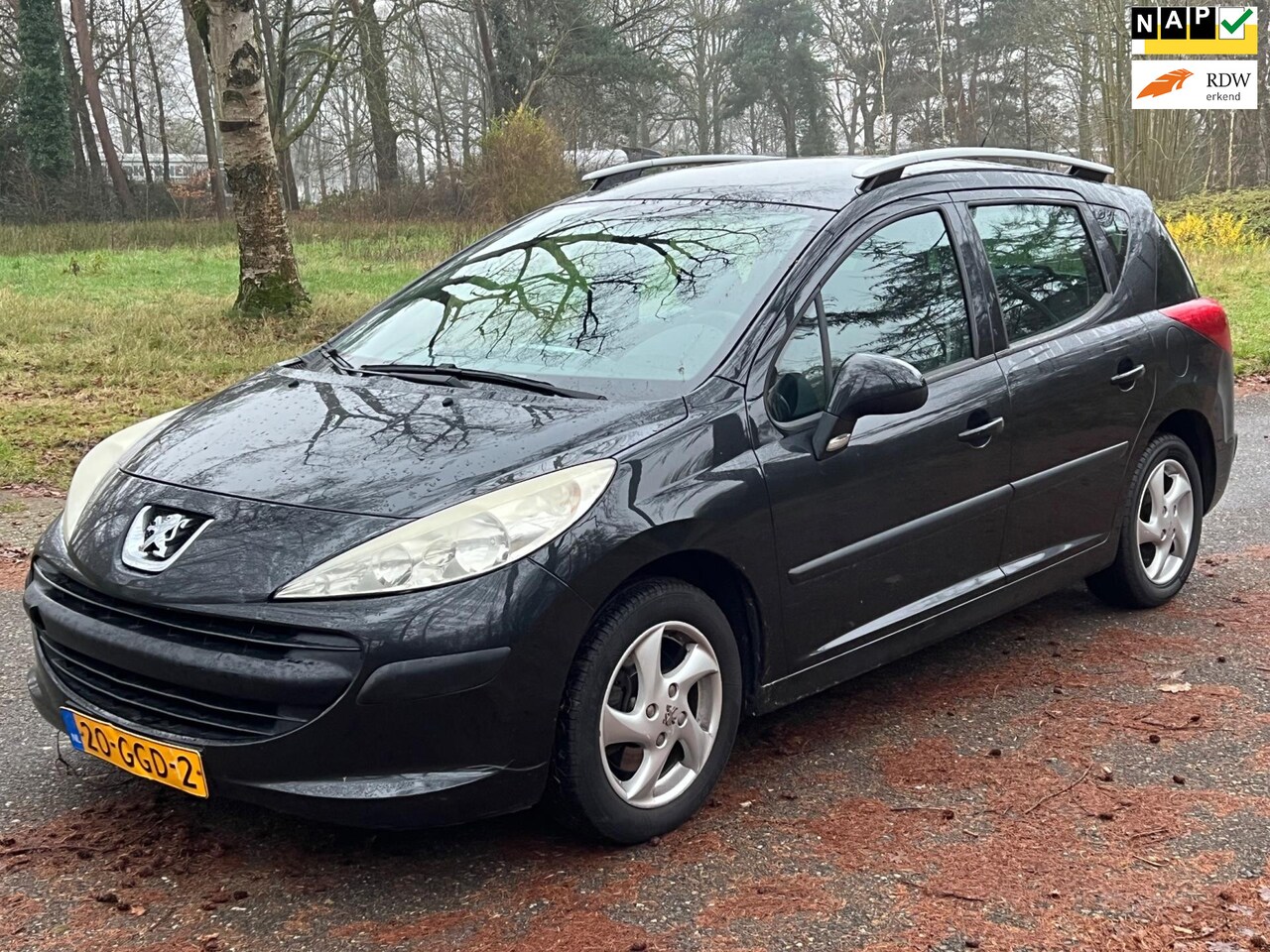 Peugeot 207 SW - 1.4 VTi X-line Panorama Airco Zwart 2008 - AutoWereld.nl