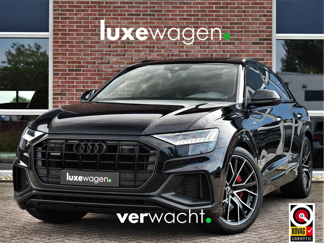 Audi Q8 - 55 TFSI e quattro S-Line Pano Trekh ACC HUD 360 B&O Nachtz 22inch - AutoWereld.nl