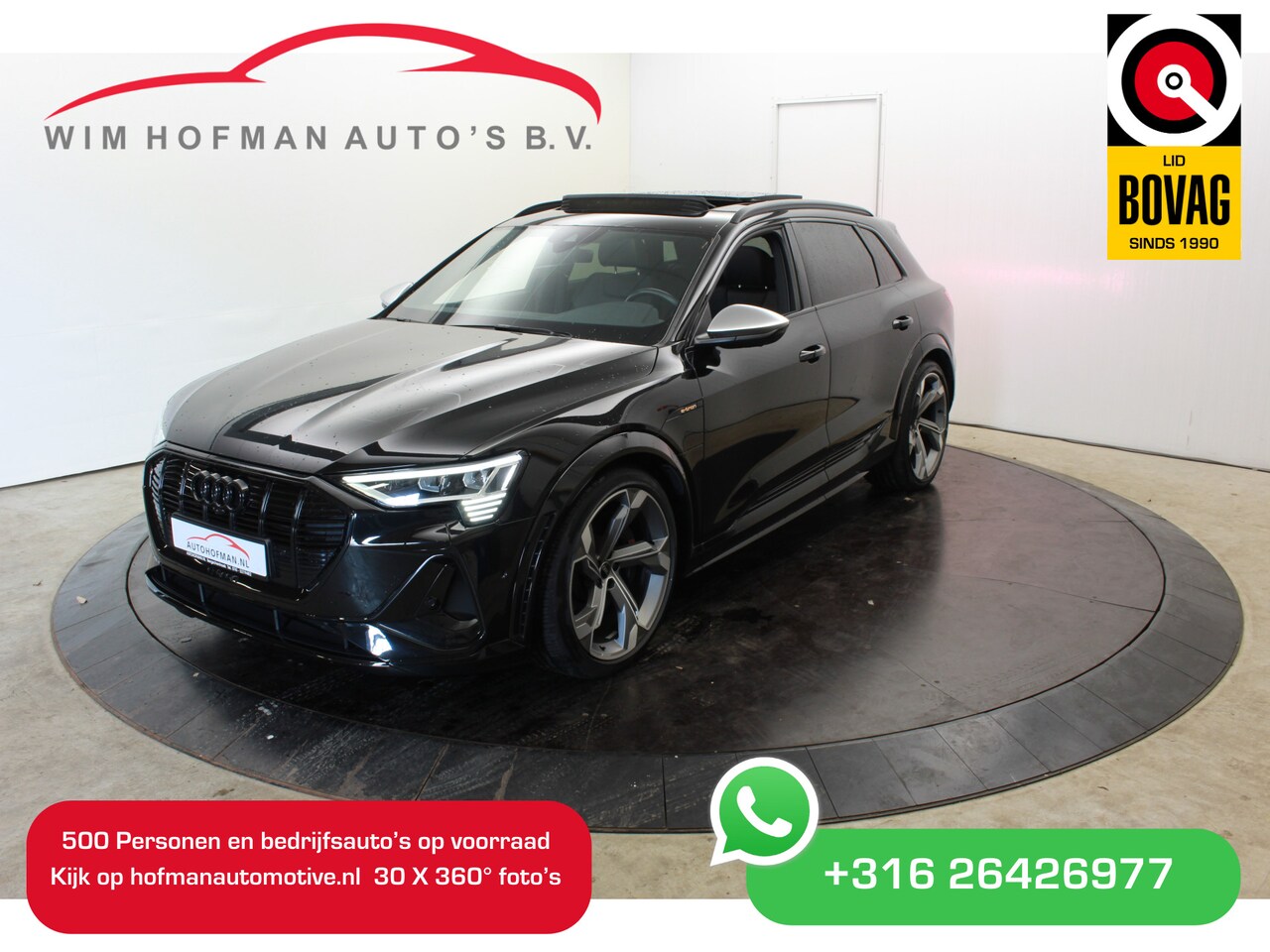 Audi e-tron - S quattro 503PK B&O Optic Trekhaak Winterp. Pano 360 Matrix - AutoWereld.nl