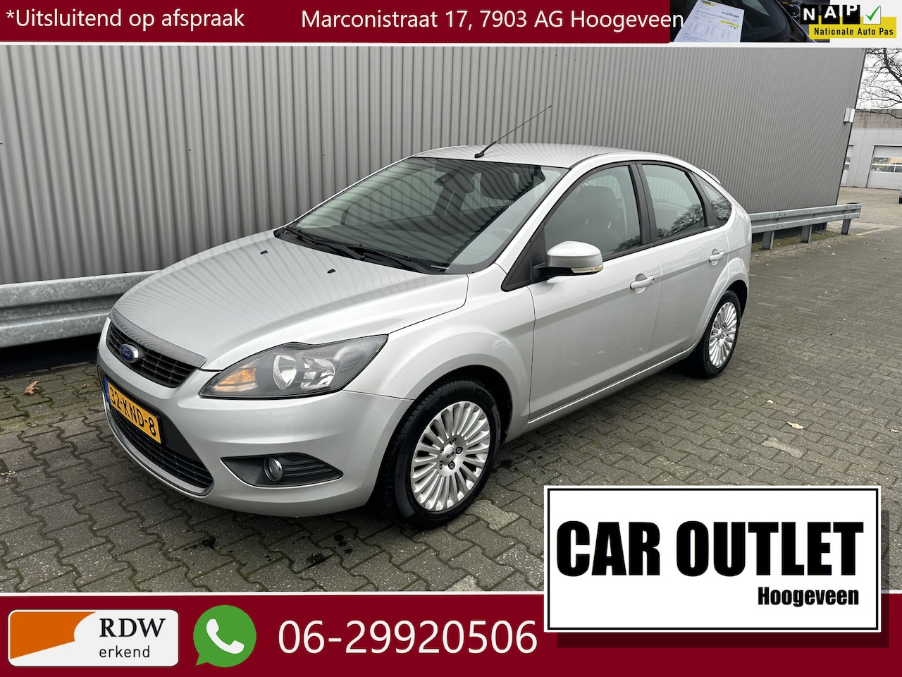 Ford Focus - 1.8 Limited Clima, CC, PDC, Navi, Voorruitvw, LM, Trekh, nw. APK – Inruil Mogelijk – - AutoWereld.nl