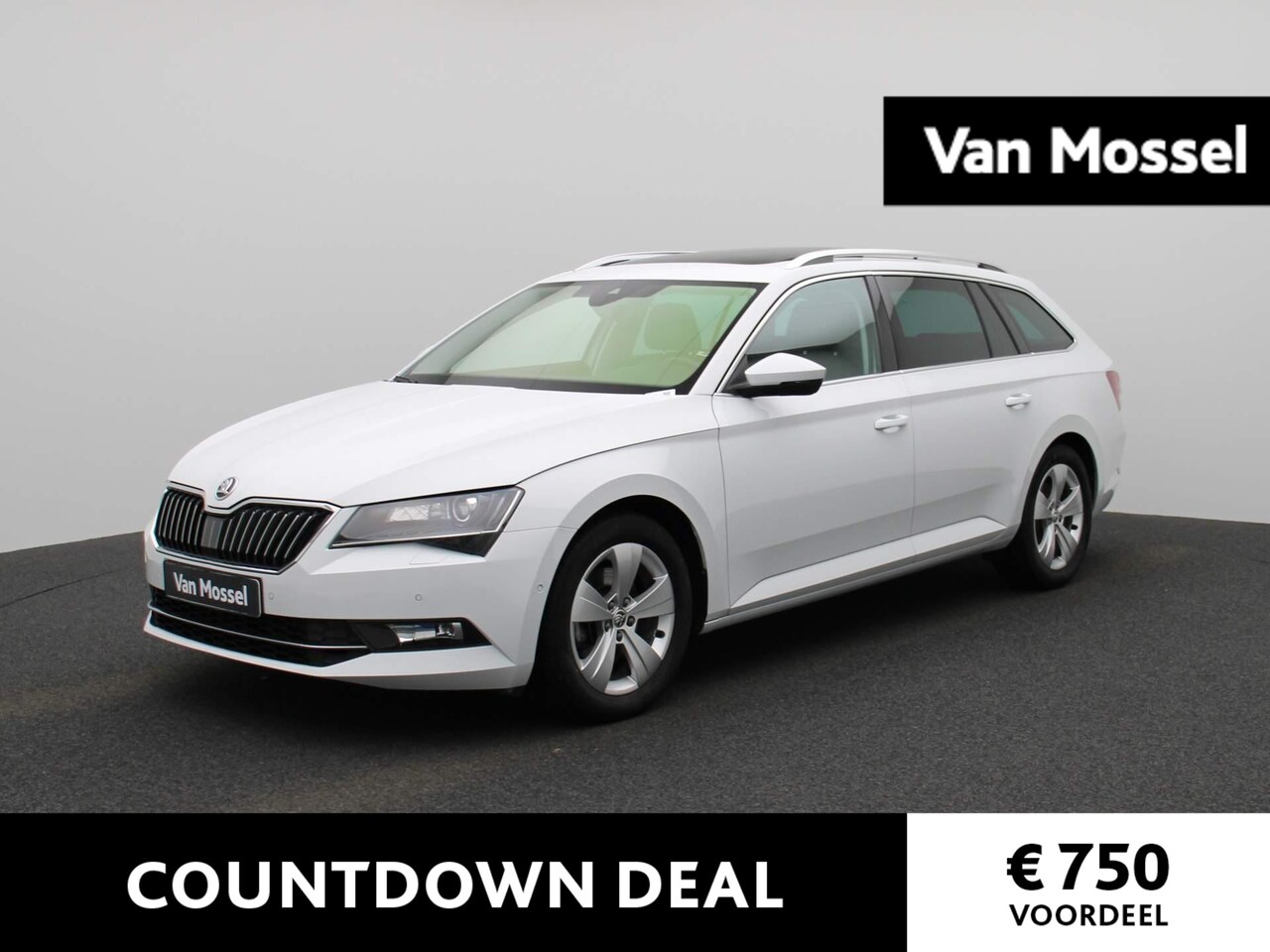 Skoda Superb Combi - 1.4 TSI ACT Style | TREKHAAK | NAVIGATIE | LEDER | PANORAMADAK | ELKTRISCHE ACHTERKLEP | - AutoWereld.nl