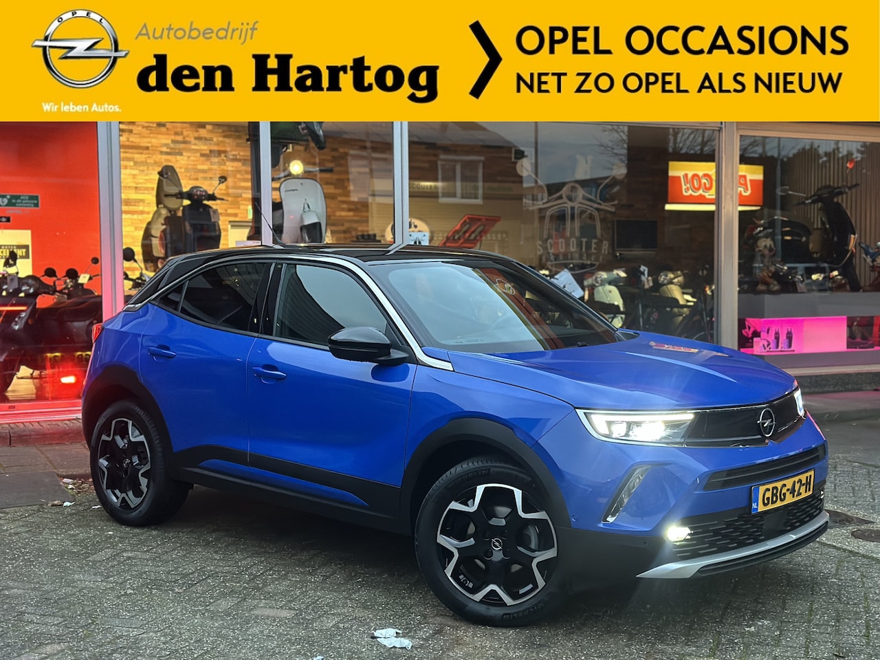 Opel Mokka - 1.2 Turbo Ultimate Automaat 130PK Navi/LED/18" LM velgen/Camera - AutoWereld.nl