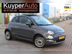 Fiat 500 C - 0.9 TwinAir Turbo Lounge cabrio 1 e eig navi clima cruise sensoren nap