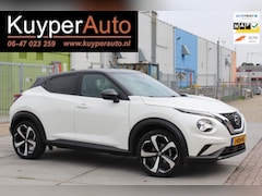 Nissan Juke - 1.0 DIG-T Tekna 1E EIG RONDOM CAMERA BOSE KEYLESS HALF LEDER NAVI VOL OPTIES