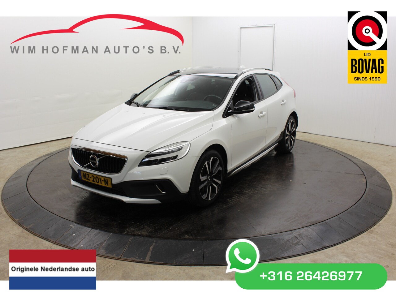 Volvo V40 Cross Country - 2.0 T3 Nordic Panodak Camera Leder Trekhaak paremoer lak - AutoWereld.nl