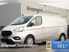 Ford Transit Custom - 300 2.0TDCI 130pk L2H1 Limited | Automaat | Trekhaak | Imperiaal | Carplay/Android | Camer