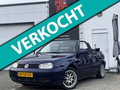 Volkswagen Golf Cabriolet - 1.8 Trendline I Cabrio I Nwe APK I Leder I