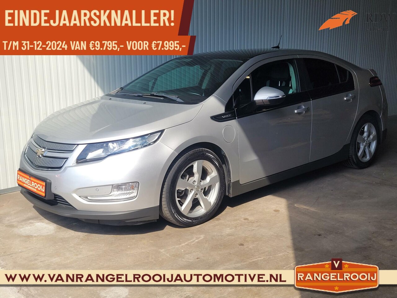 Chevrolet Volt - 1.4 Hybrid, clima, cruise, stoelv., keyless, camera, navi, leer - AutoWereld.nl