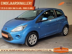 Ford Ka - 1.2 Comfort start/stop, airco, el. pakket, weinig km