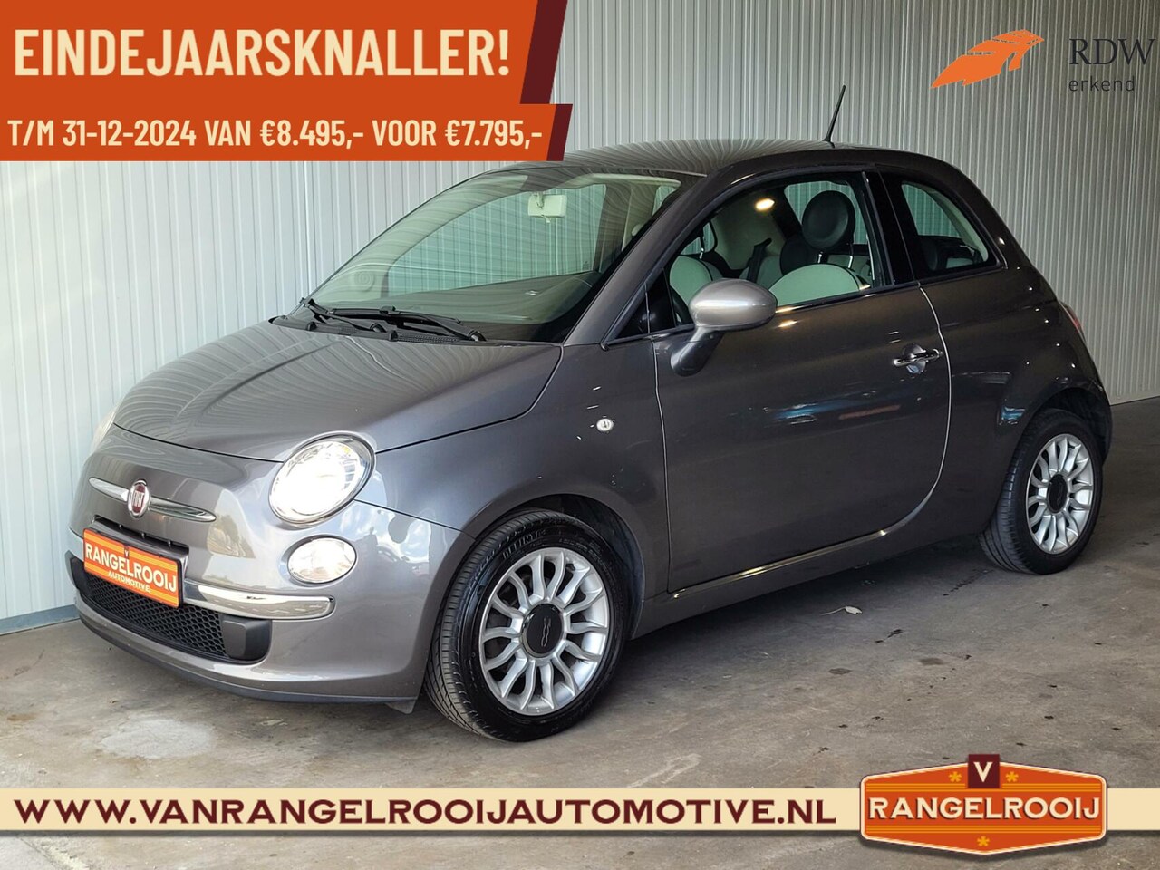 Fiat 500 - 0.9 TwinAir Turbo 0.9 TwinAir Turbo 105PK, airco, pano, pdc, 15"lmv - AutoWereld.nl